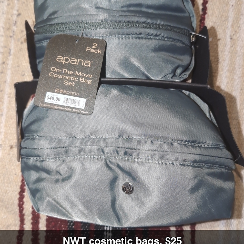 Apana Gray Men's Bag Set